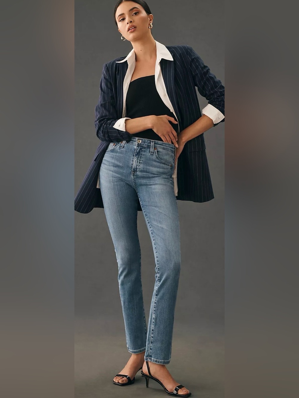 Anthropologie AG Stevie Straight Leg Jeans